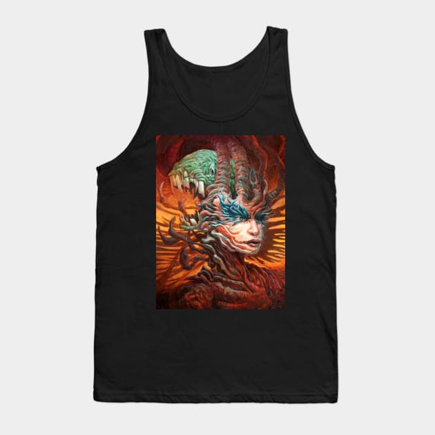 The Hithering Sleeve Tank Top by ethanharrisart